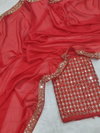 Jr 637 Rangoli Silk With Mirror Work Embroidery Saree Exporters In India